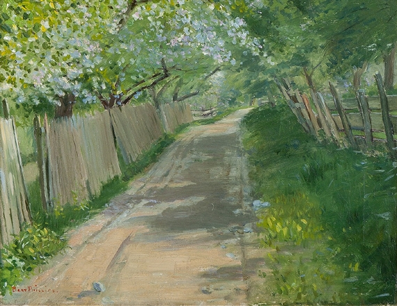 Untitled (Taos Lane in Spring)