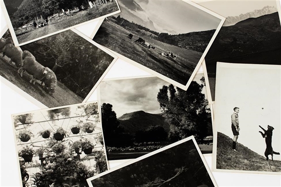 8 works,  Pictorialist Photographs by R.J. Searle, 1930