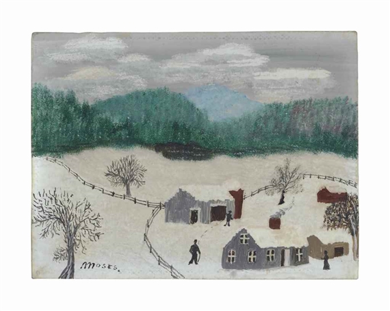 Near Dorset by Grandma Moses, 1949