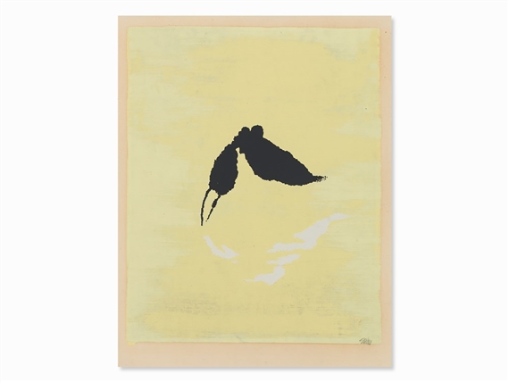 Taucher mit Reflexion by Willi Baumeister, 1954