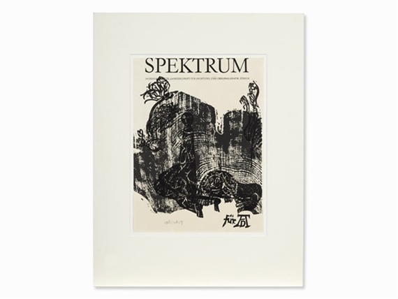 Hieronymus by HAP  Grieshaber, 1971