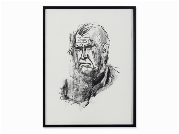 Großes Selbstbildnis by Otto Dix, 1965