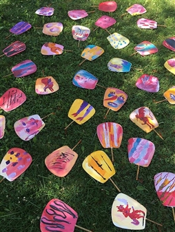 “The Hawt Show” at Borgo Colle Melone, Atina / organized by Galerie Rolando Anselmi