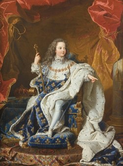 Ceremonial Portrait of Louis XV Five Years Old - Hyacinthe Rigaud