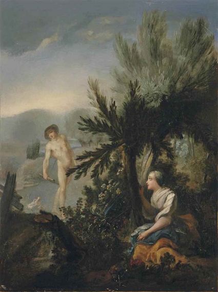 Le cas de conscience by Gabriel Jacques de Saint-Aubin