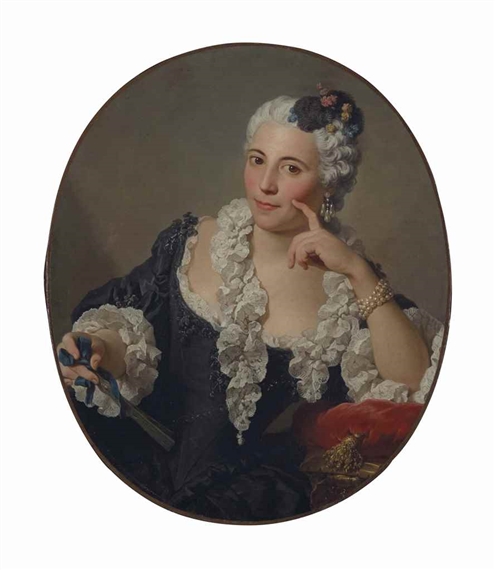 Portrait d'Anne-Marie Zina Durand de Lironcourt by Pierre Subleyras