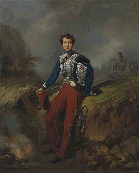 Portrait de Ferdinand-Philippe d'Orléans (1810-1842), duc de Chartres by Horace Vernet