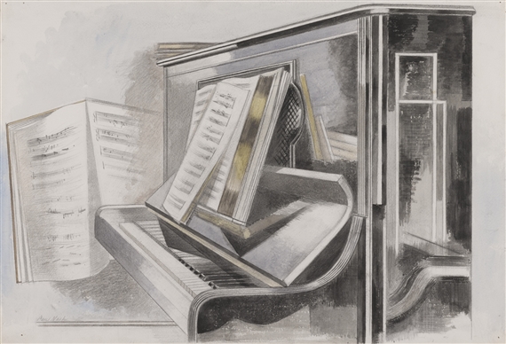 PIANO by Paul Nash, circa 1929-1932