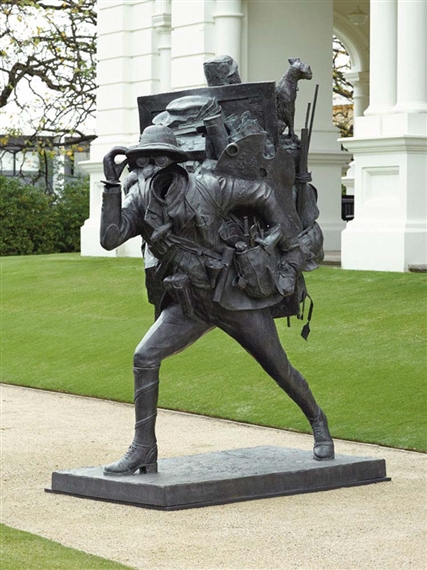 The Histrionic Wayfarer (After Bosch) by Tim Storrier