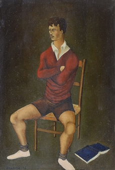 Jeune homme aux bras croisés - Denyse de Bravura