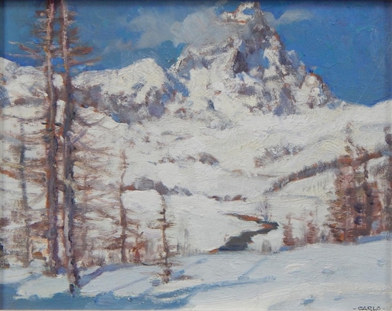 Snow mountain by Carlo Musso