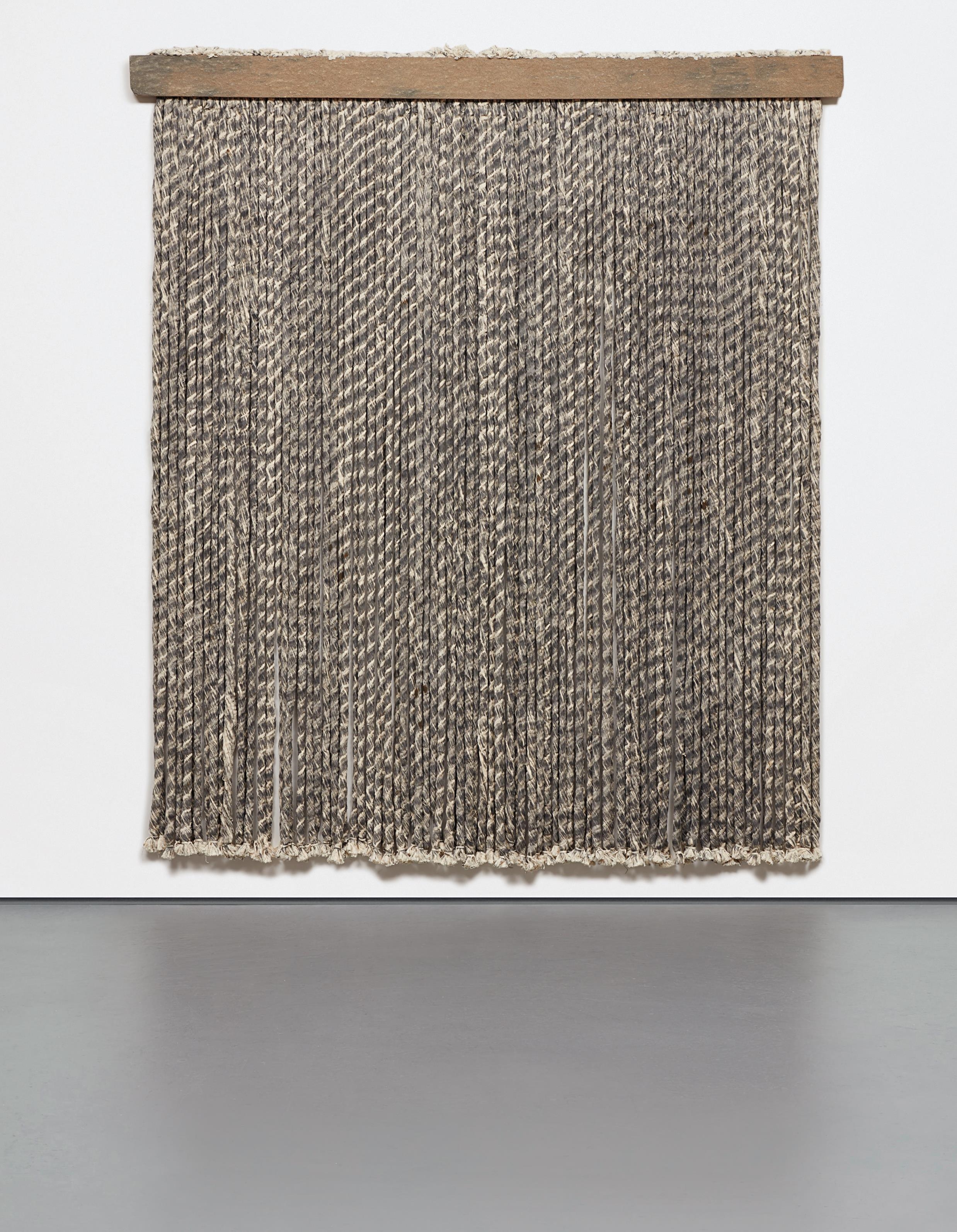 Lucy Dodd | Unwound Rope Wall Piece (2011) | MutualArt