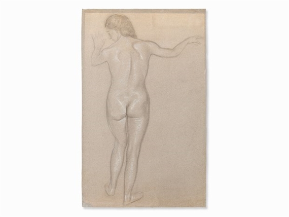 Standing Nude from Behind by Ludwig von Hofmann, circa 1900
