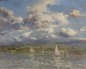 Voiliers sur le Léman - Jaime Villanueva Malaret