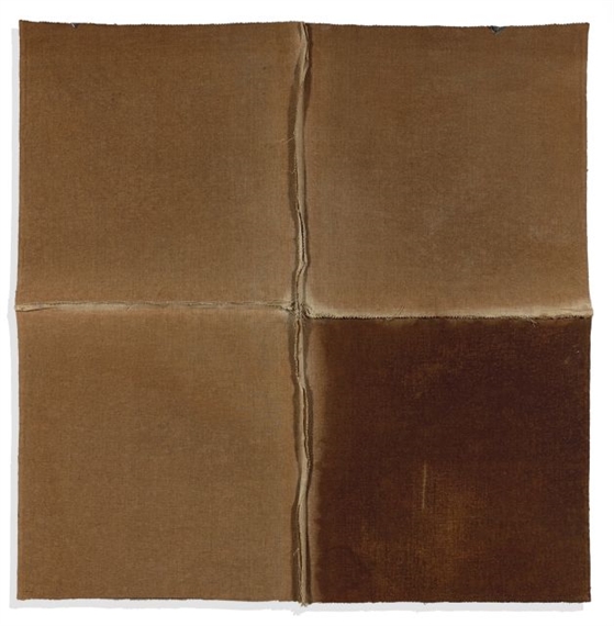 4 CARRES BRUNS by Noël Dolla, 1973