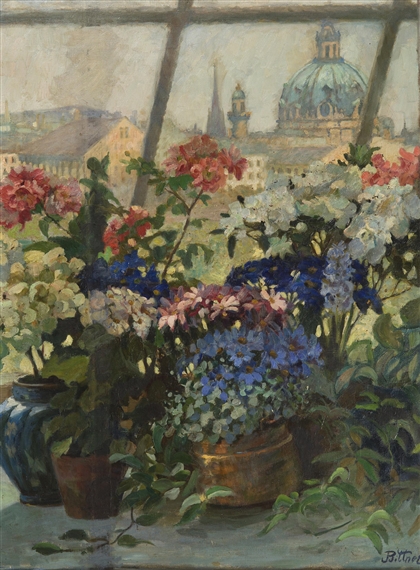 The Window of the Studio by Minna Bittner, 1915