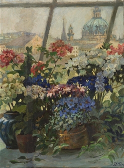 The Window of the Studio - Minna Bittner