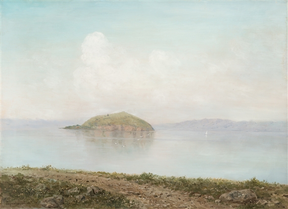 Lake Sevan by Georgii Zakharovitch Bashindzhagian, 1911