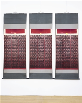 RED THOUGHTS (SET OF THREE) - Guo Hanshen