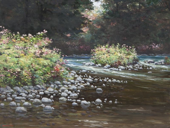 Pine Creek in September by Bogomir Bogdanovic