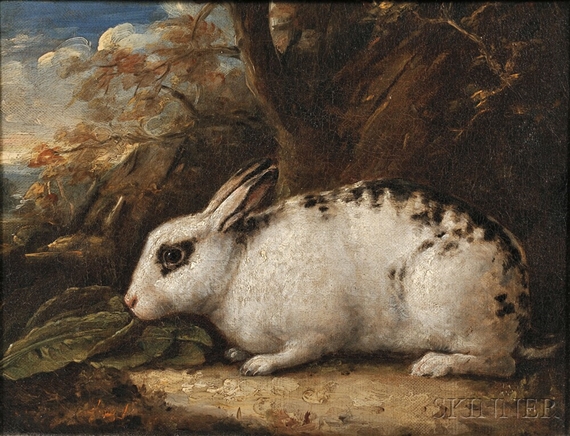 James Ward | Black-spotted Rabbit in a Landscape | MutualArt