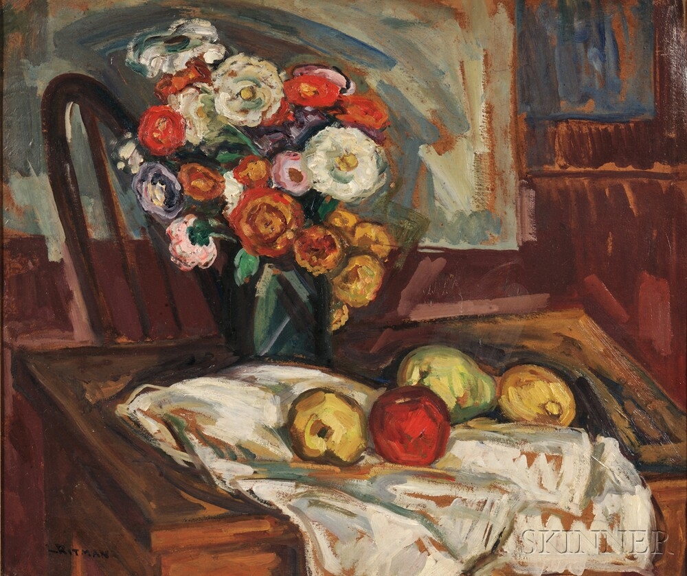 Louis Ritman | Floral Still Life | MutualArt