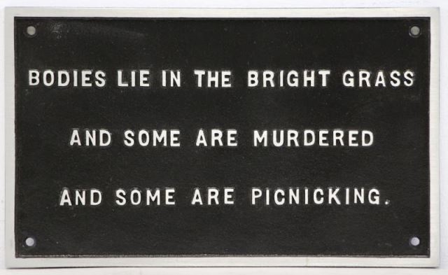 Jenny Holzer Selection From The Survival Series In A Dream You Saw A Way To Survive And You