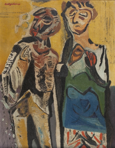 Two Figures by Robert Colquhoun