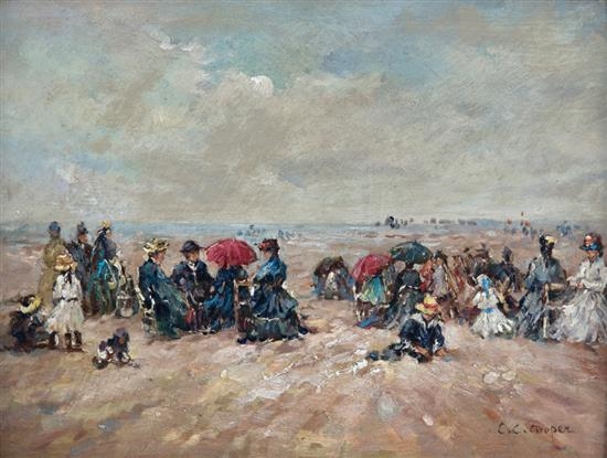 Day at the Beach by Colin Campbell Cooper