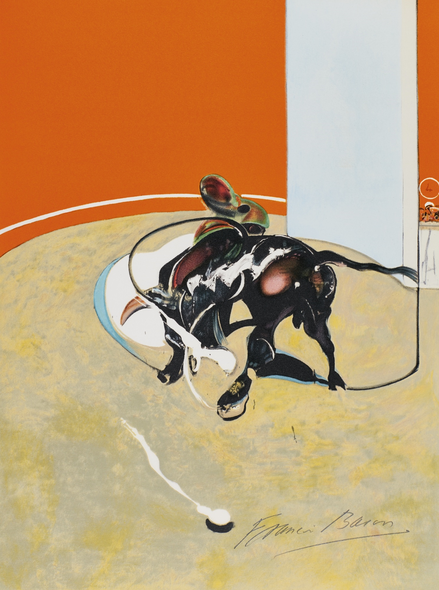 STUDY FOR BULLFIGHT NO. 2 (S. 29) by Francis Bacon, 1990