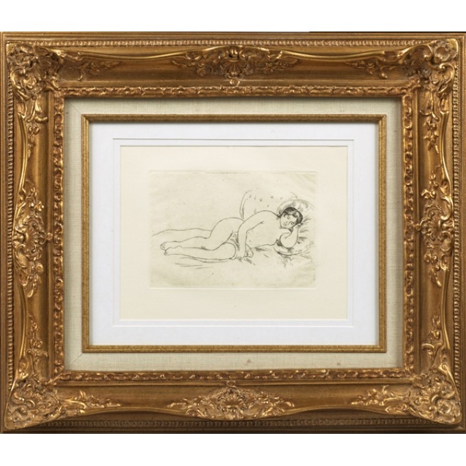 PierreAuguste Renoir Femme Nue Couchee (1906) MutualArt