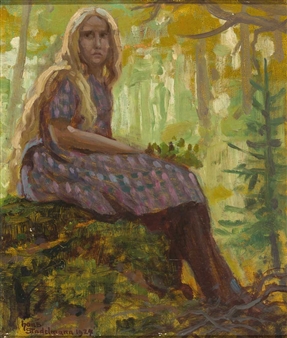 'Waldhüters Töchterlein' - Hans Stadelmann