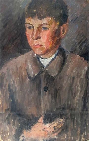 Portrait eines jungen Mannes als Bruststück