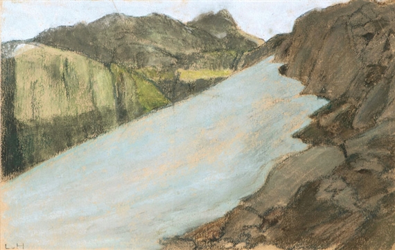 Snow in the Mountains by Ludwig von Hofmann