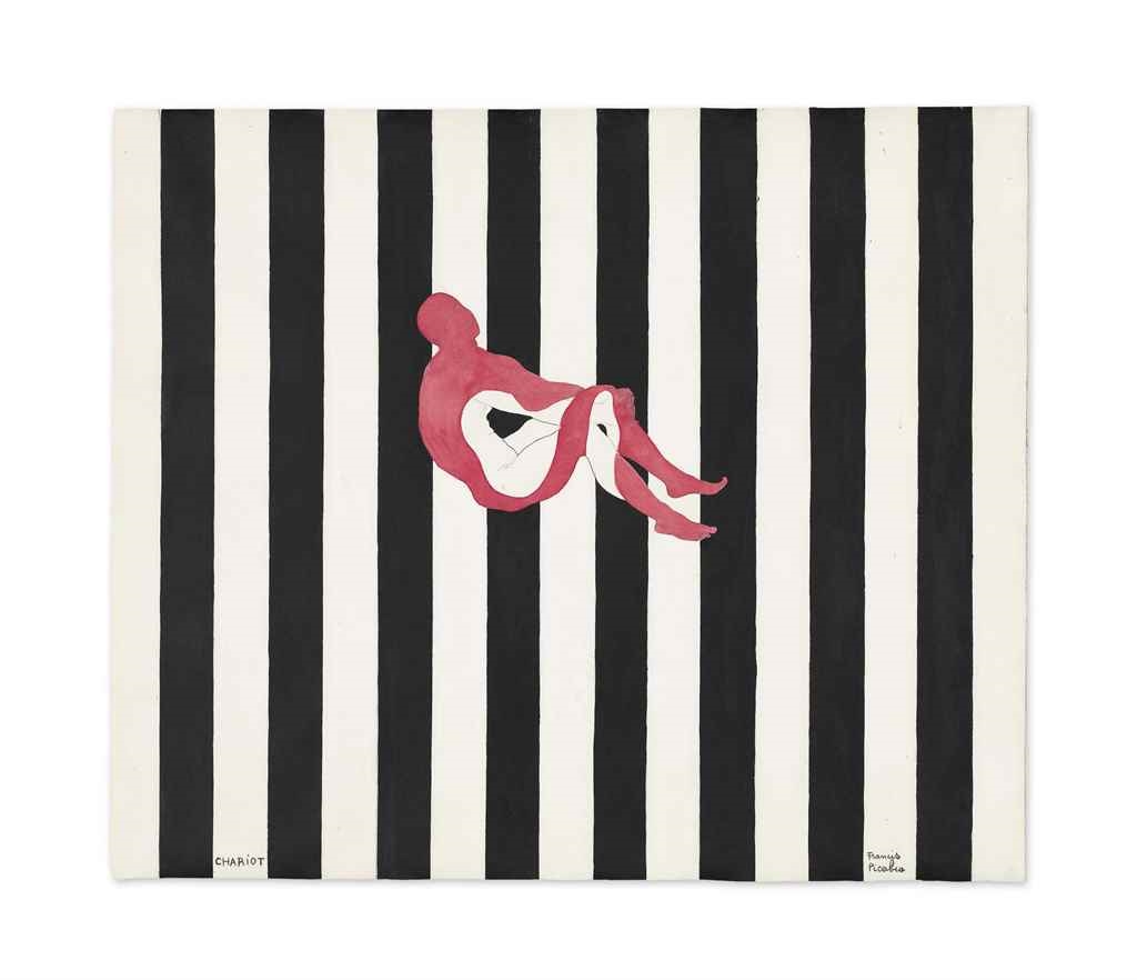 Artwork by Francis Picabia, Chariot, Made of watercolour, India Ink and pencil on paper