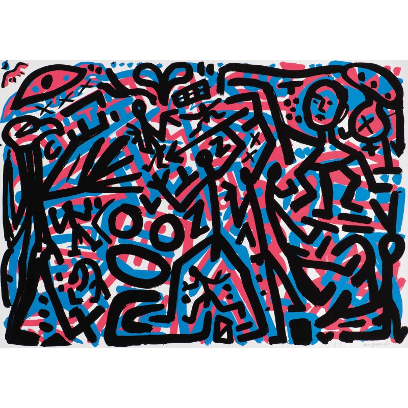 A.R. Penck | Untitled - Figures | MutualArt