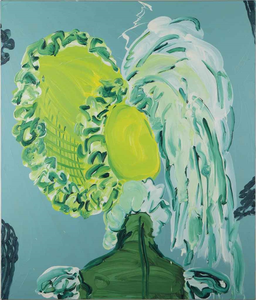 Artwork by Charlie Billingham, Bonnet 2, Made of oil on canvas