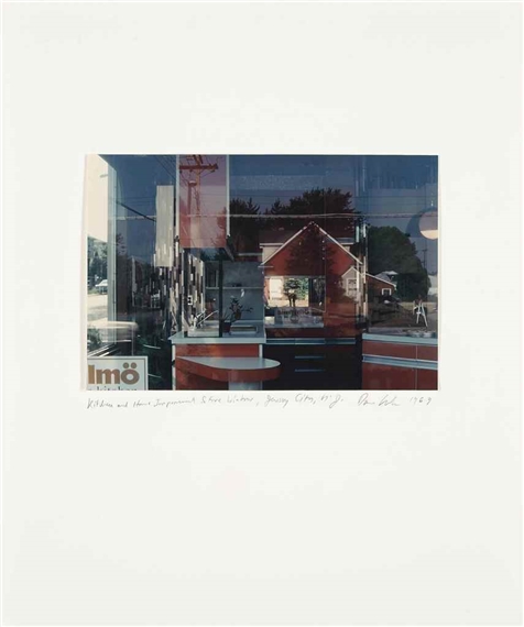 Kitchen and Home Improvement Store Window, Jersey City, N.J. by Dan Graham, 1969