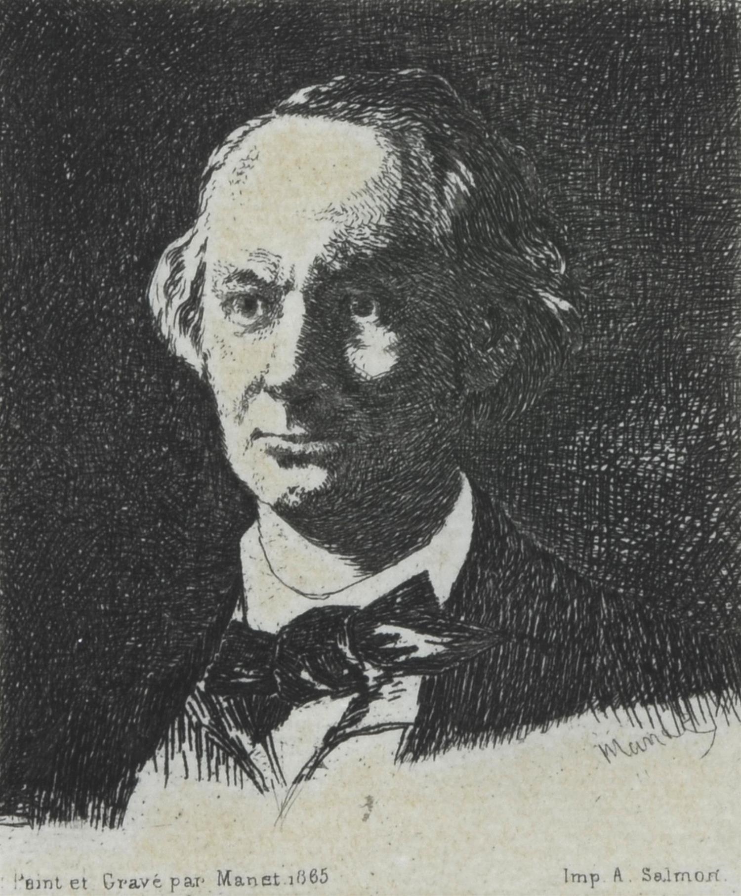 Édouard Manet | Portrait of Charles Baudelaire | MutualArt