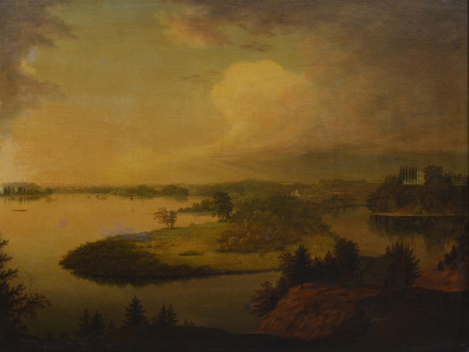 Charles Lawrence View of Point Breeze, NJ, at Bordentown, NJ, the