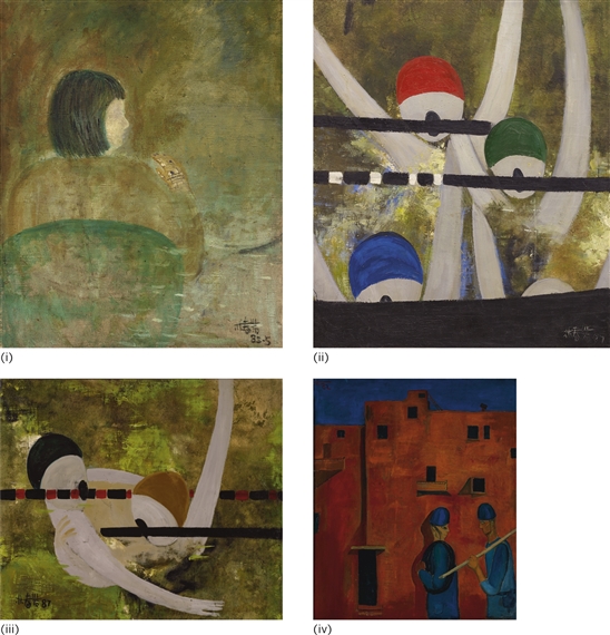 UNTITLED (FOUR WORKS) by Lin Chunyan, 1982-1987