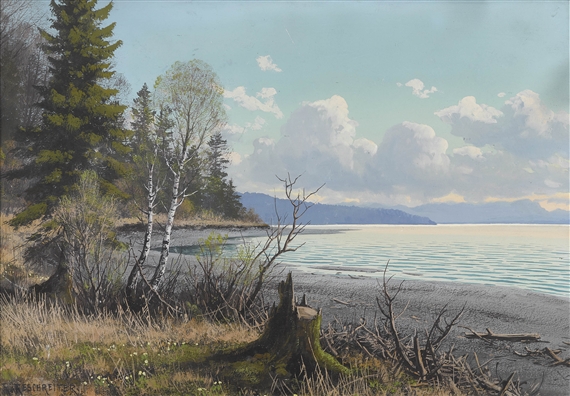 Am Starnberger See by Rudolf Reschreiter