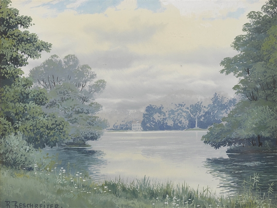 Parklandschaft by Rudolf Reschreiter