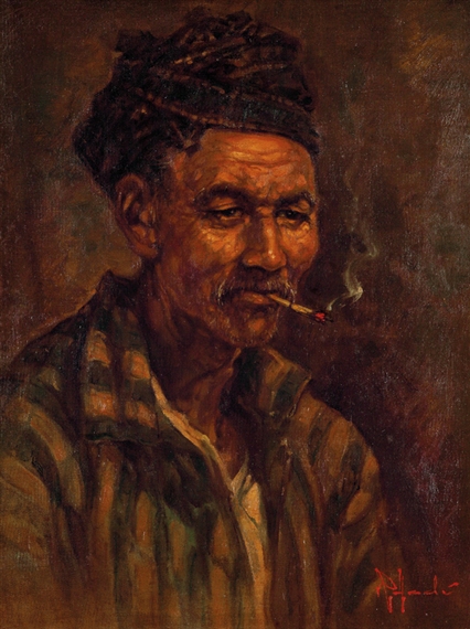 Portrait of An Old Man by R. Hadi