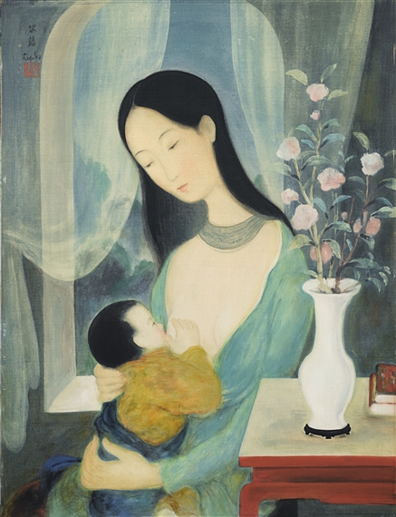 MATERNITY by Lê Phổ, circa 1940s