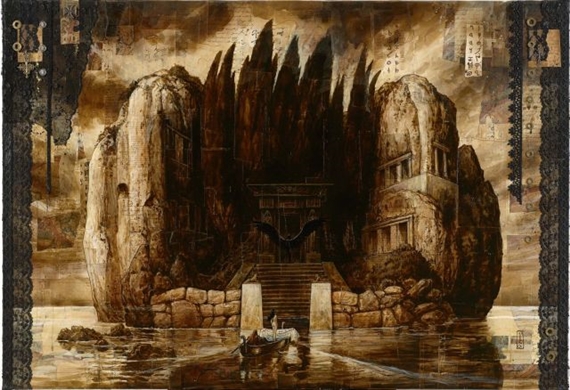 Isle of the Dead by Olivier Ledroit, 2016