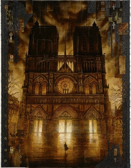 Notre-Dame of the Apocalypse by Olivier Ledroit, 2016