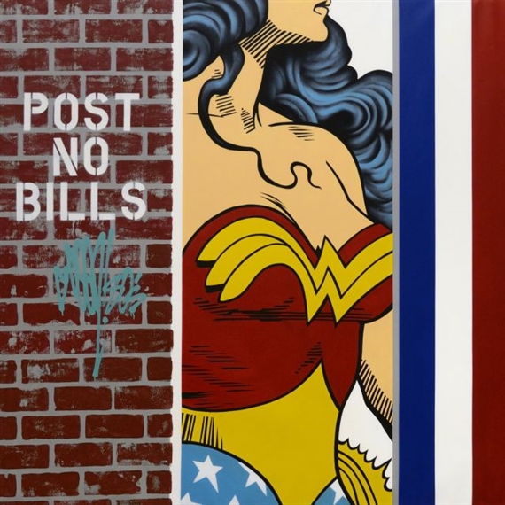 Wonder Woman Post No Bill by Richard Mirando, 2013