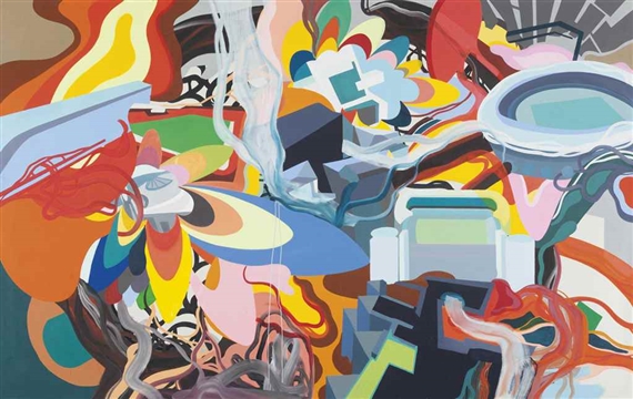 Untitled (evasion XII: what a game) by Franz Ackermann, 1997