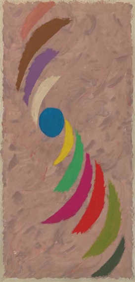 Spin - Off Blue by Jack Bush, 1976